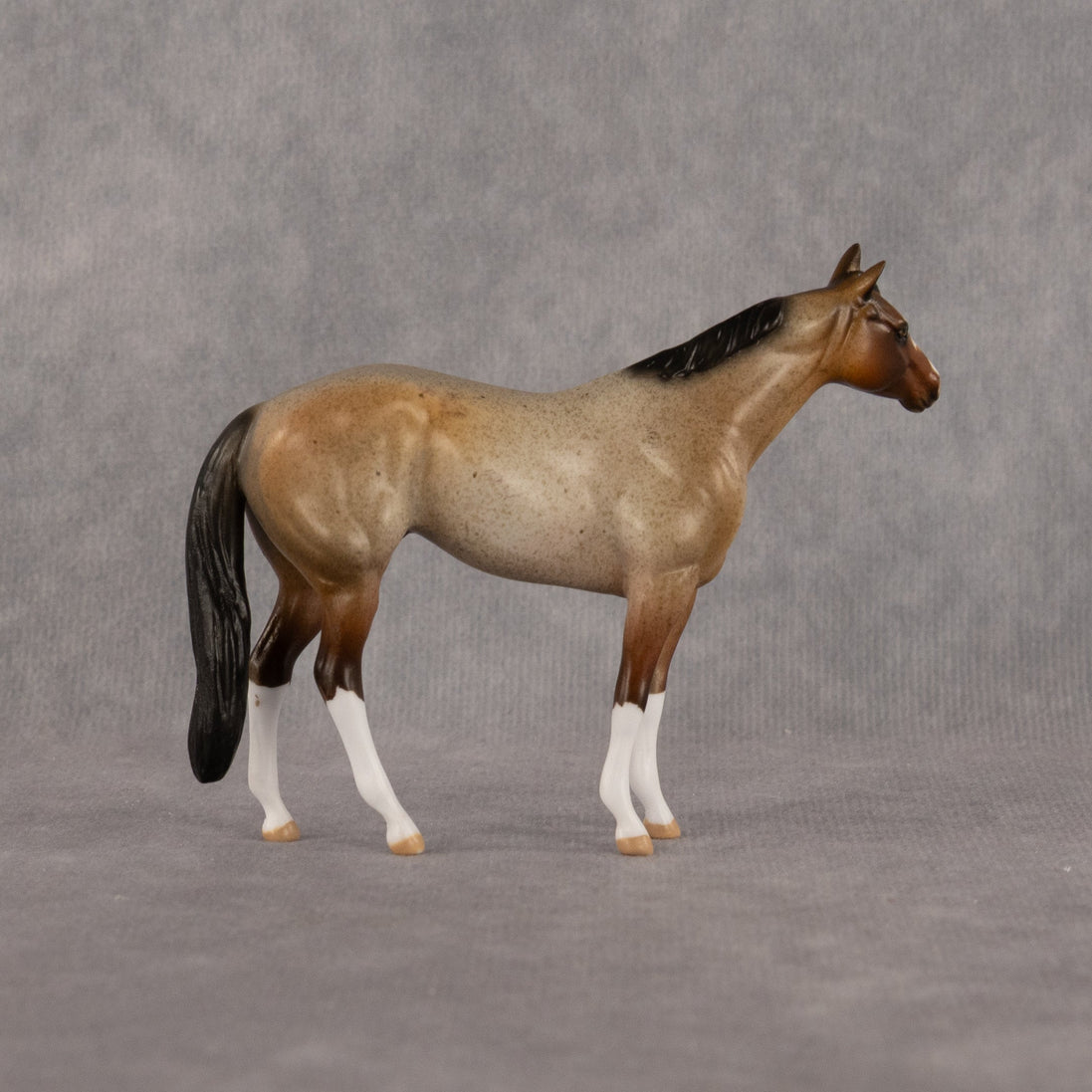 Double Jeopardy OOAK Chip Stock Horse by Dawn Quick LHS26