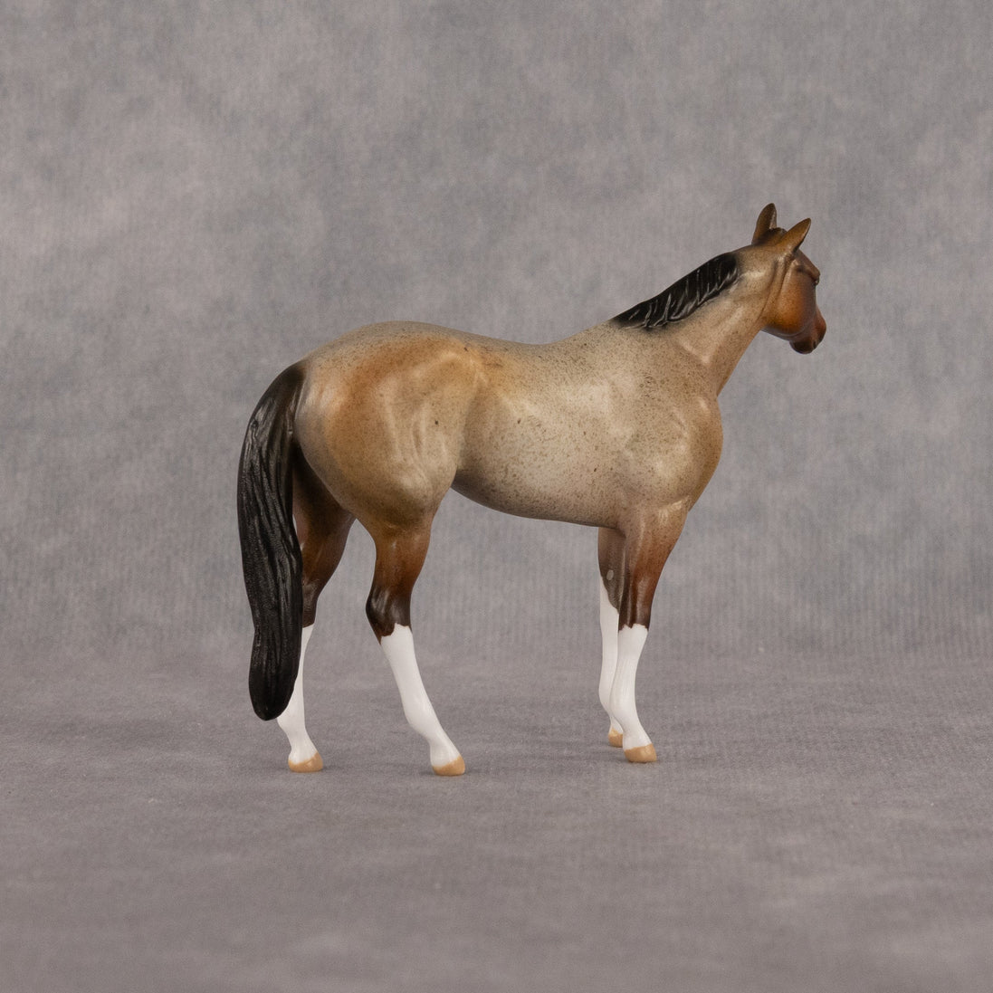 Double Jeopardy OOAK Chip Stock Horse by Dawn Quick LHS26