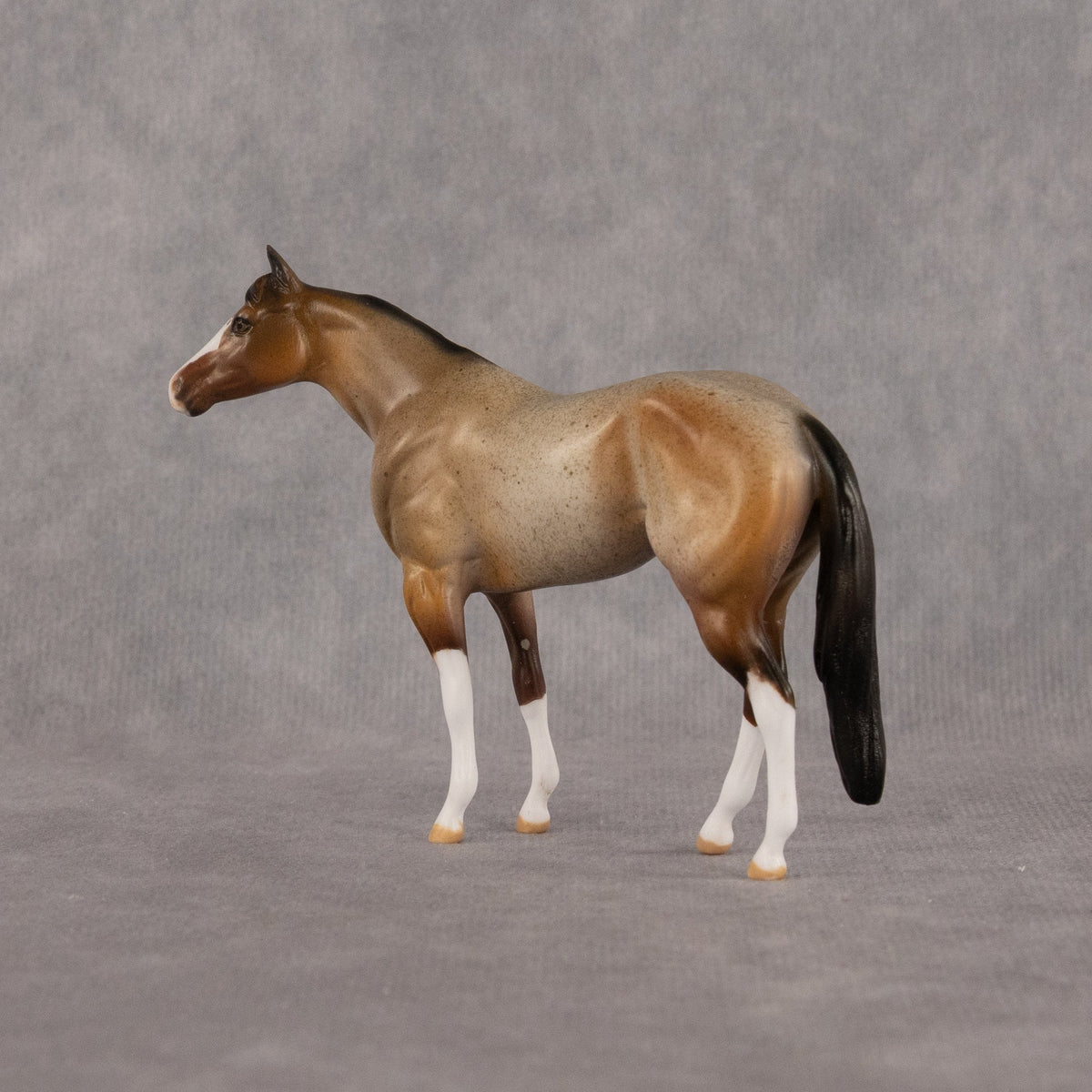 Double Jeopardy OOAK Chip Stock Horse by Dawn Quick LHS26