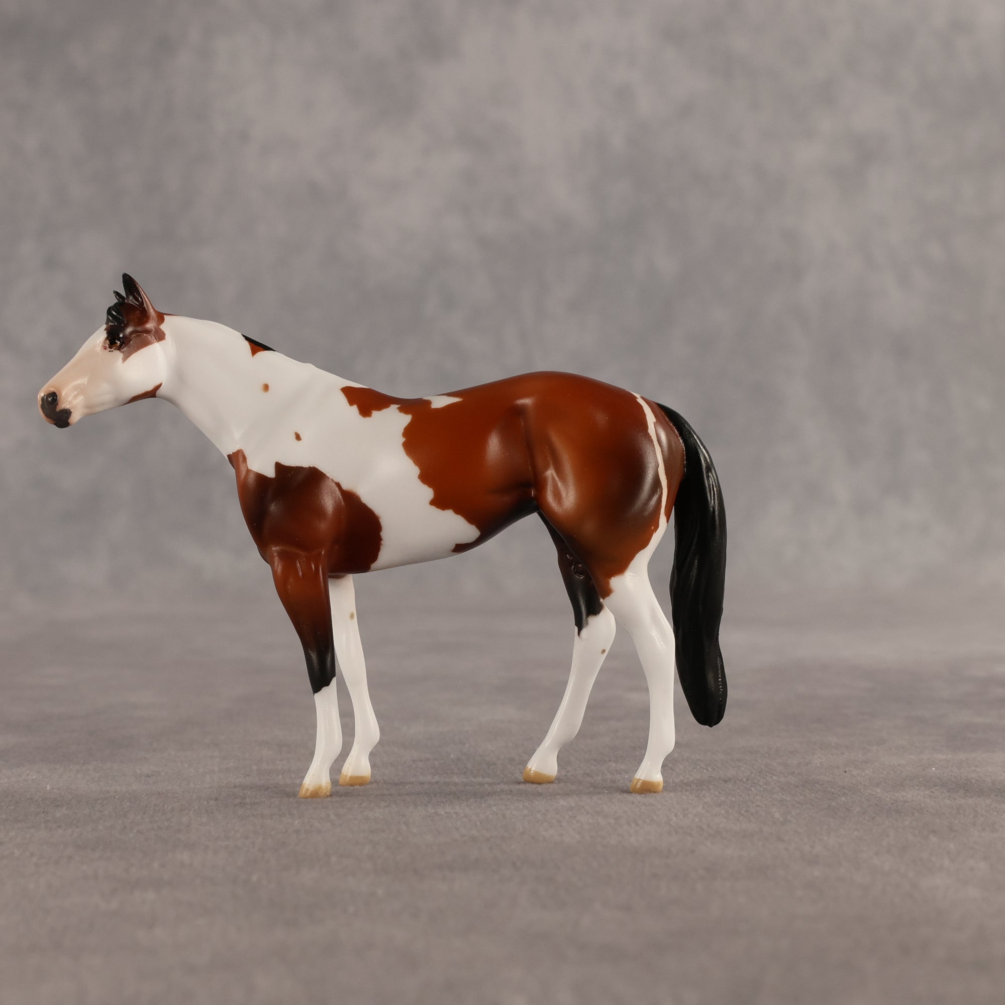 Dove &amp; Chick OOAK Chip FCM Stock Horse &amp; Chip Foal by Anna Rieck SCD26