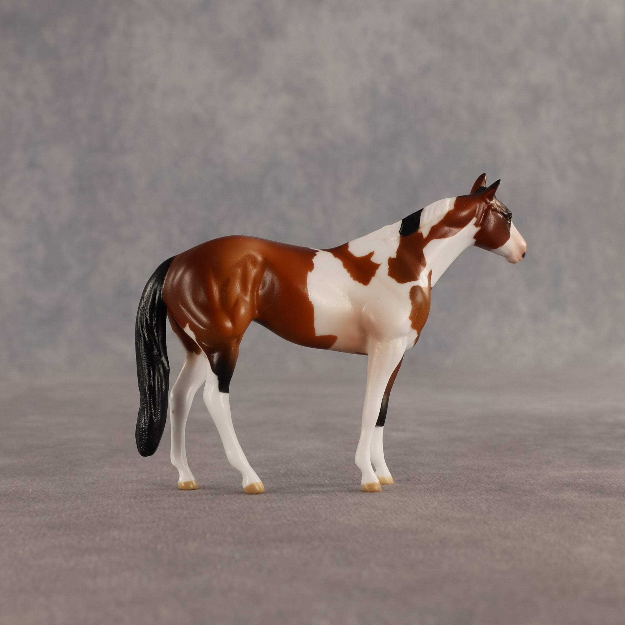 Dove &amp; Chick OOAK Chip FCM Stock Horse &amp; Chip Foal by Anna Rieck SCD26