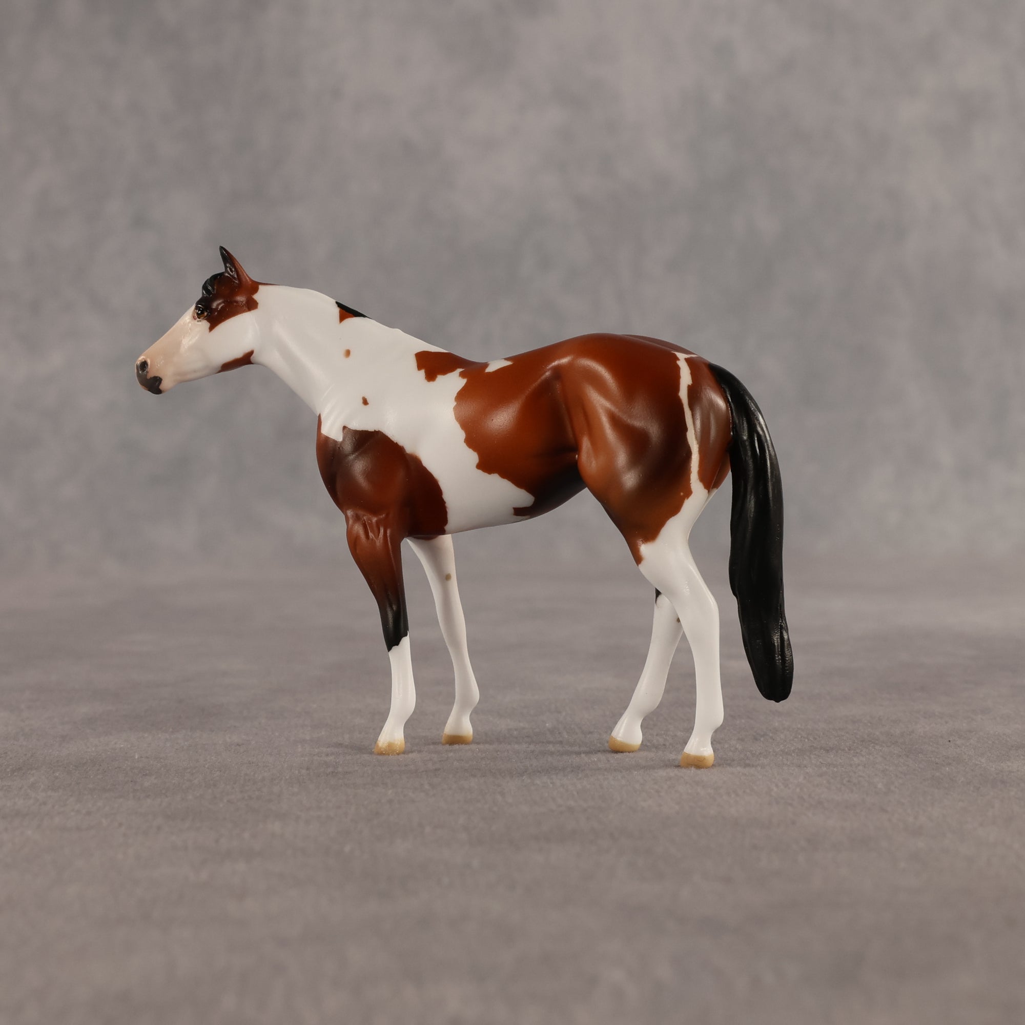 Dove &amp; Chick OOAK Chip FCM Stock Horse &amp; Chip Foal by Anna Rieck SCD26