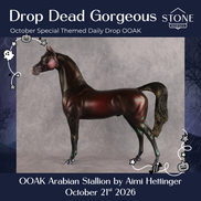 Drop Dead Gorgeous OOAK Arabian Stallion by Aimi Hettinger DDOOAKs26