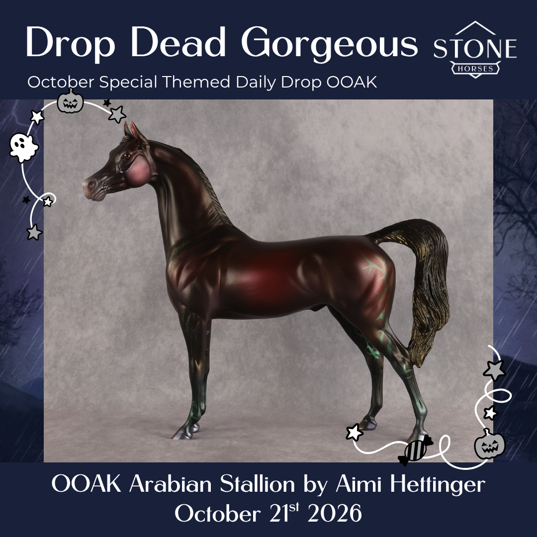 Drop Dead Gorgeous OOAK Arabian Stallion by Aimi Hettinger DDOOAKs26