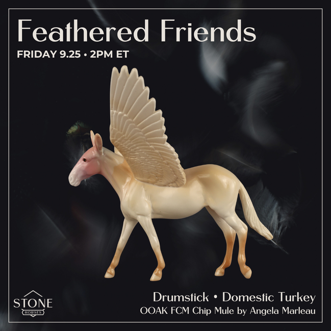 Drumstick OOAK FCM Chip Mule by Angela Marleau FTF26
