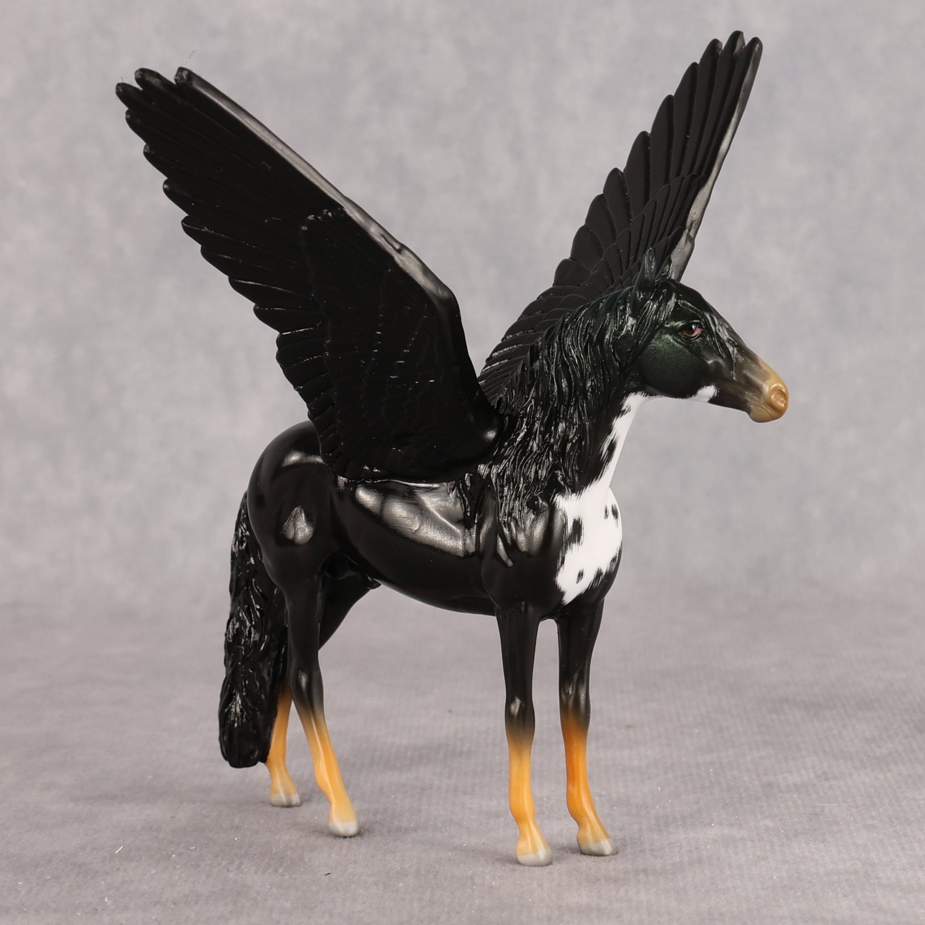 Duck Norris OOAK FCM Chip Andalusian by Angela Marleau FTF26