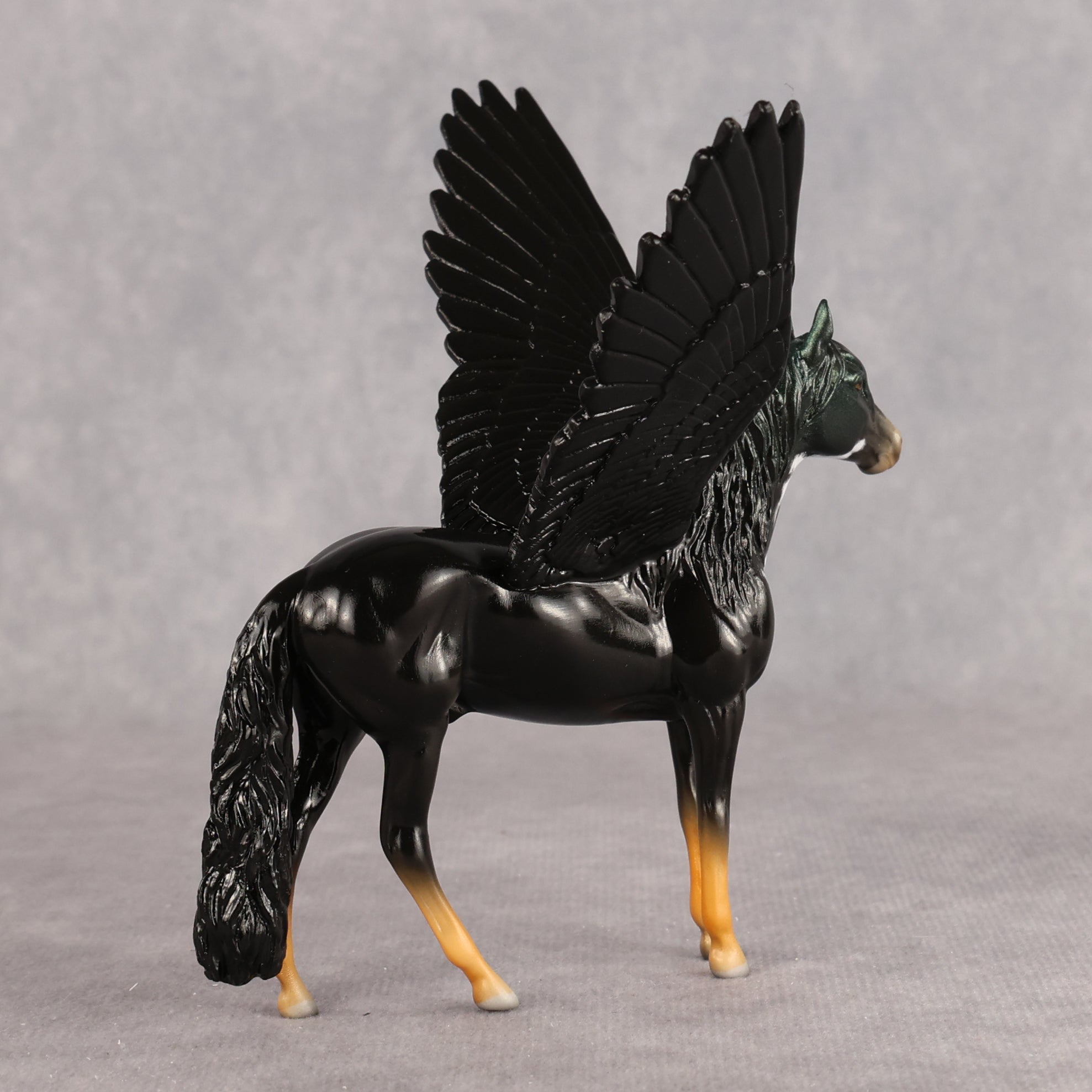 Duck Norris OOAK FCM Chip Andalusian by Angela Marleau FTF26