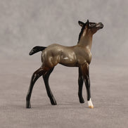 Mudflap & Dusty OOAK Chip FCM Stock Horse & Chip Foal by Anna Rieck SCD26