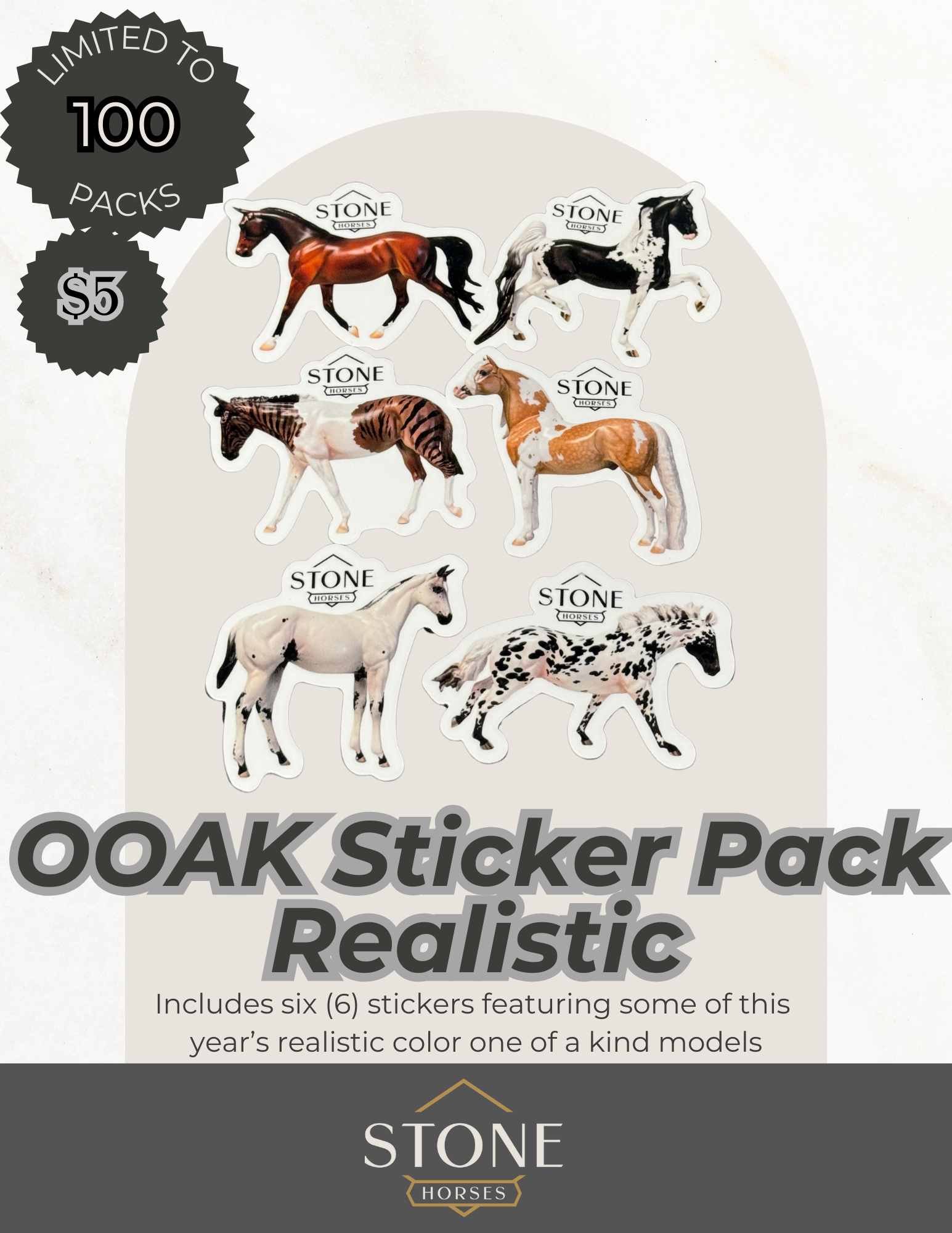 Equilocity Realistic Run Sticker 6-Pack EQ24 Stickers