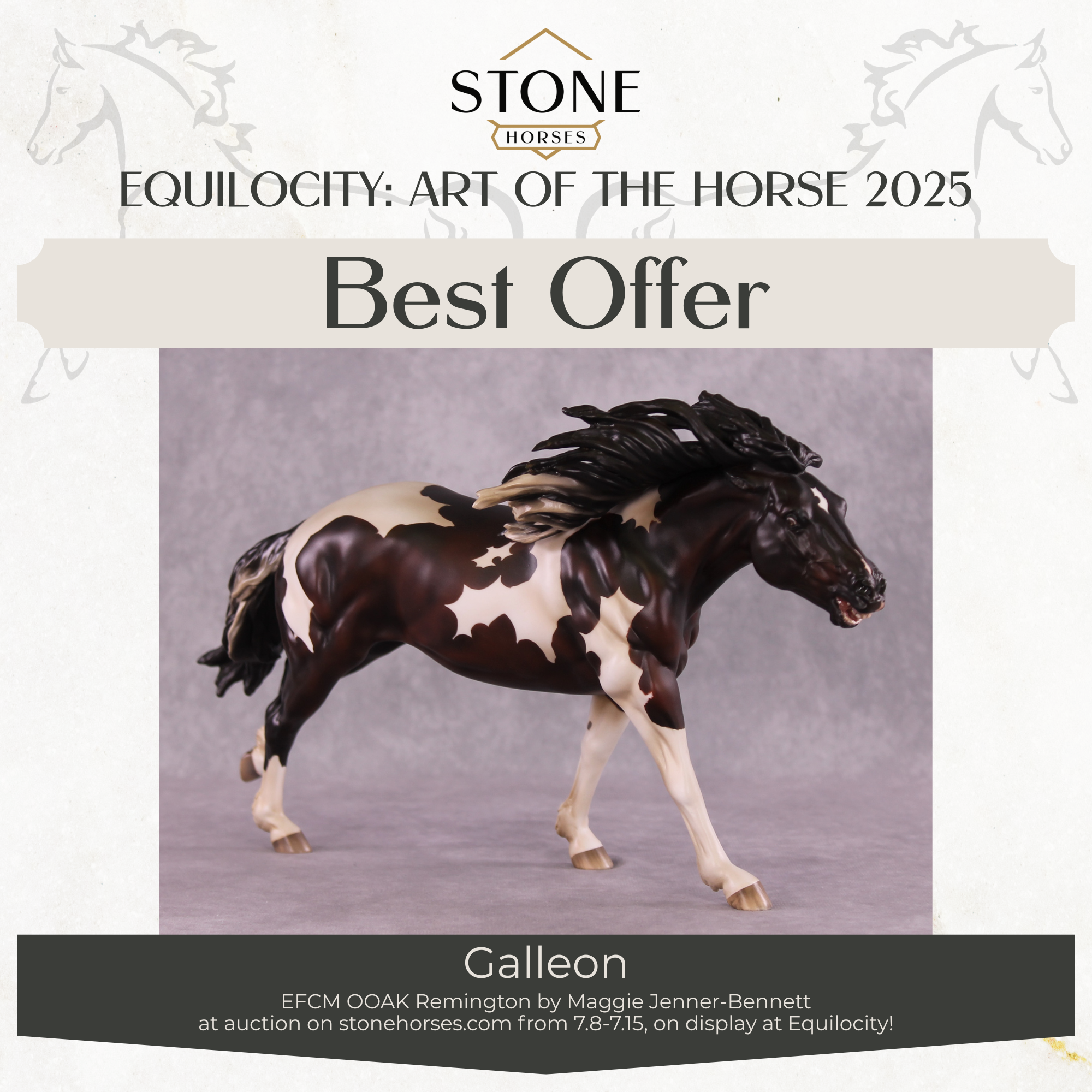 "Galleon" OOAK EFCM Remington by Maggie Jenner Bennett EQ25 Best Offer 07/15/25