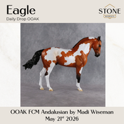 Eagle OOAK FCM Andalusian by Madi Wiseman DDOOAKs26