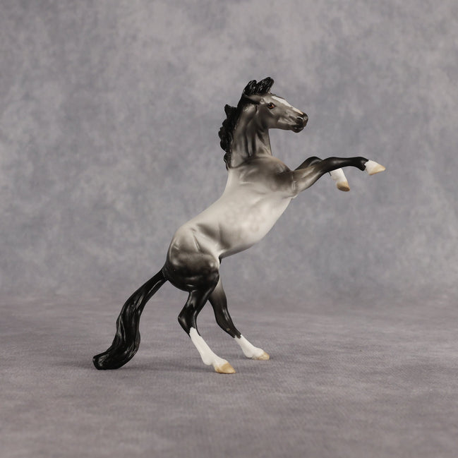 Eat.Pray.Flock. OOAK Chip Mustang by Dawn Quick EQ26