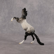 Eat.Pray.Flock. OOAK Chip Mustang by Dawn Quick EQ26