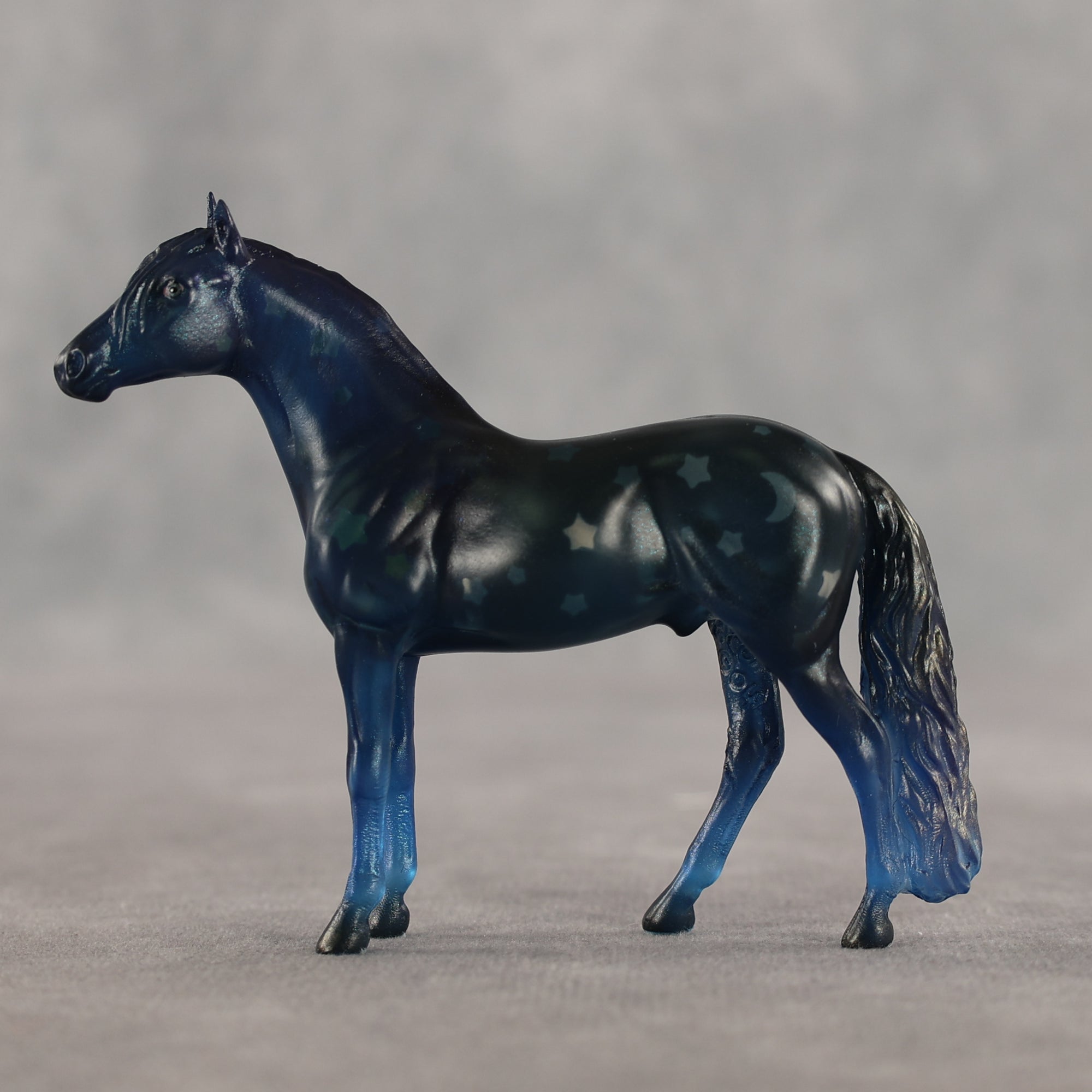 Eighty M OOAK Clear Chip Andalusian by Leah Koerper SS0426