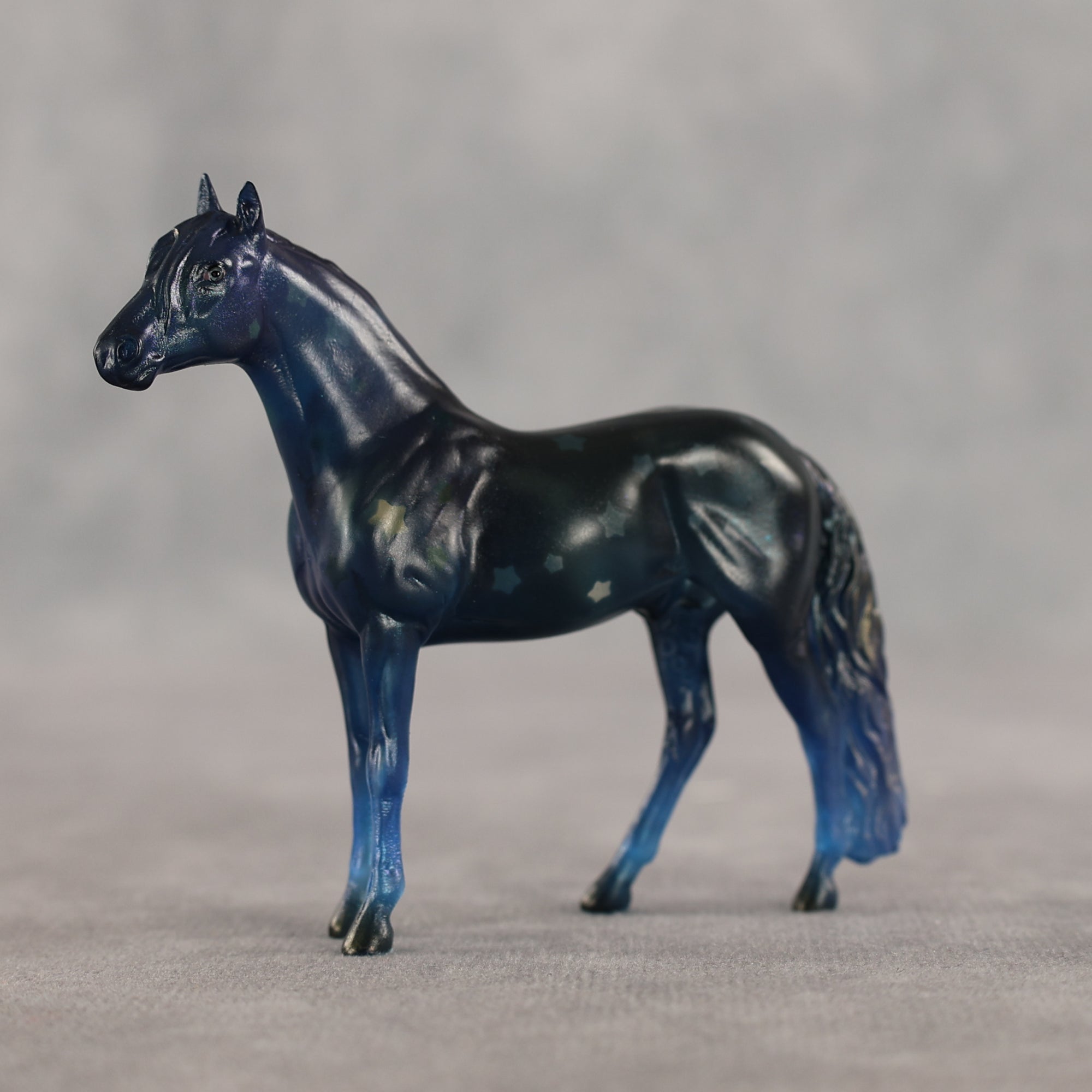 Eighty M OOAK Clear Chip Andalusian by Leah Koerper SS0426