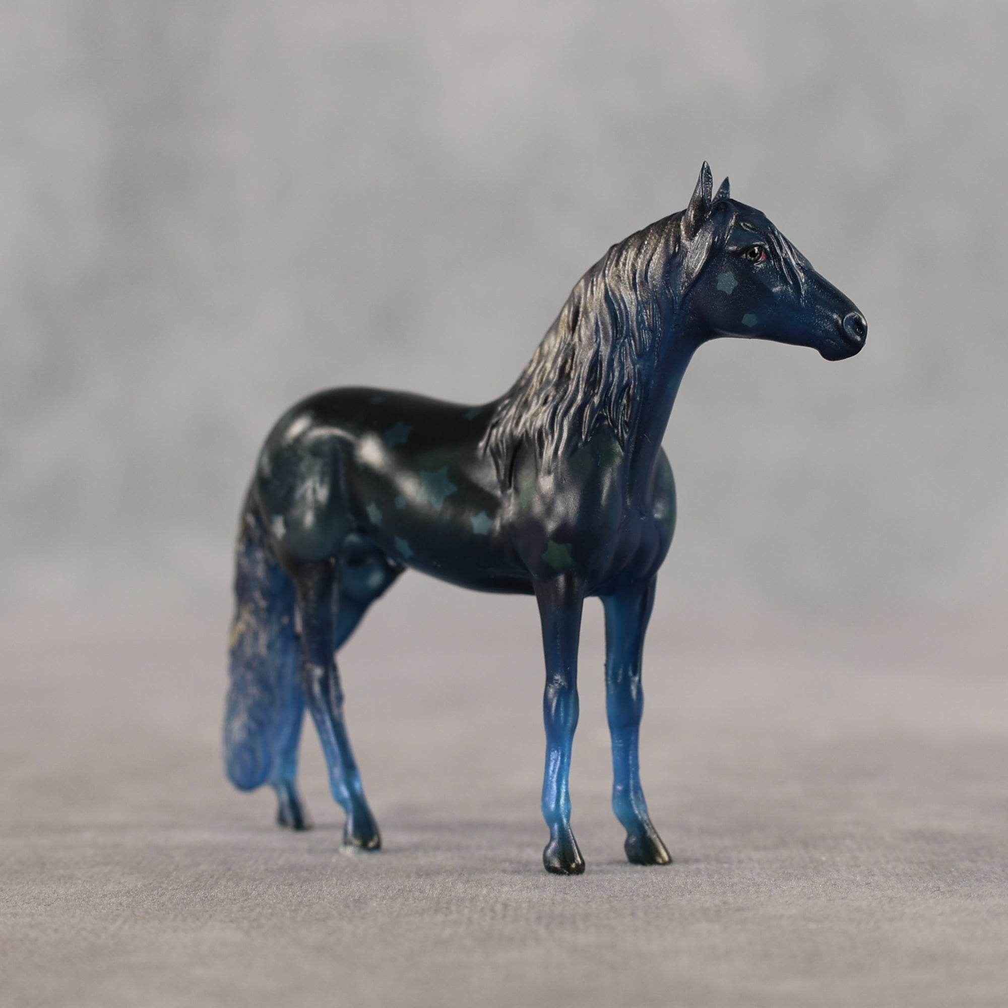 Eighty M OOAK Clear Chip Andalusian by Leah Koerper SS0426
