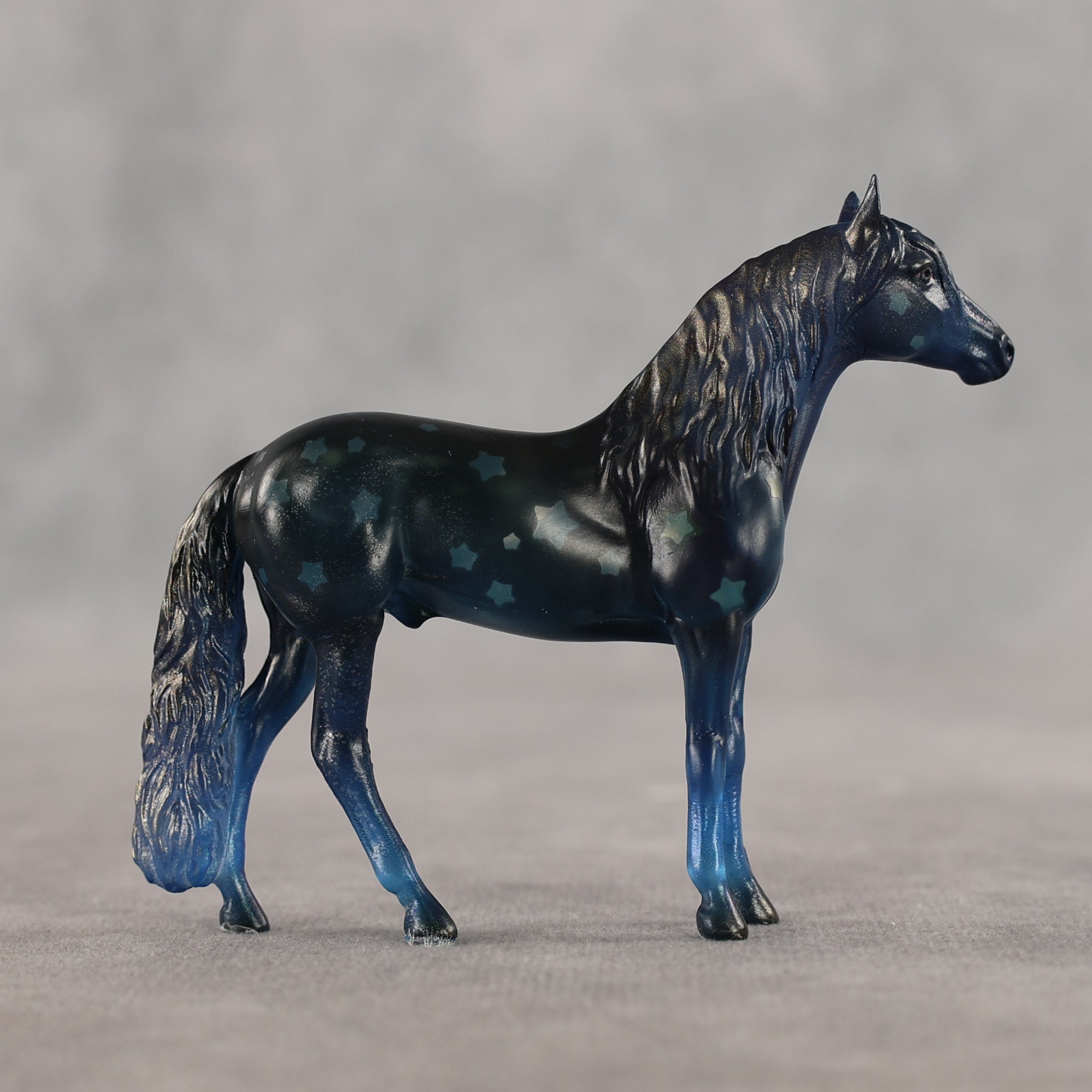Eighty M OOAK Clear Chip Andalusian by Leah Koerper SS0426