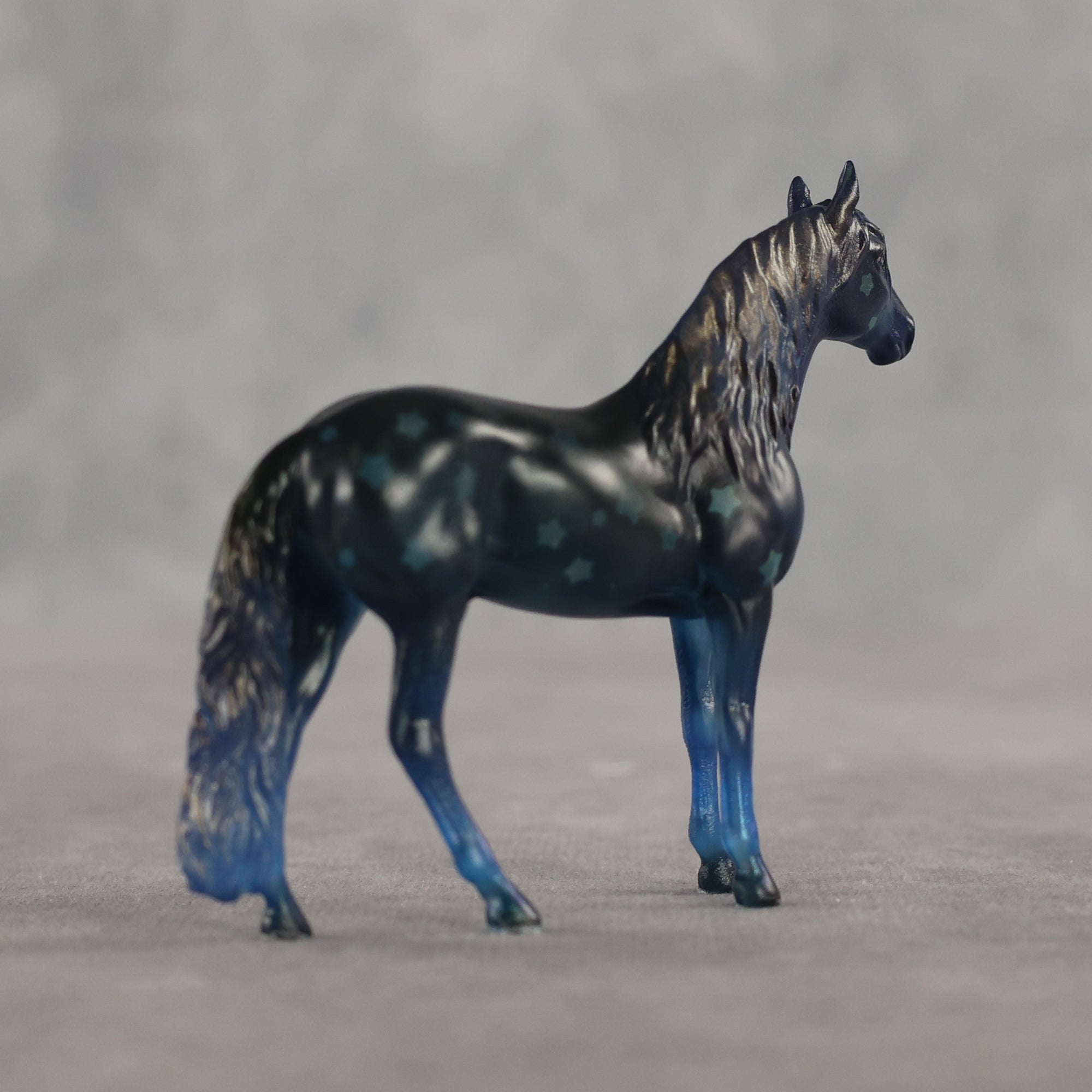 Eighty M OOAK Clear Chip Andalusian by Leah Koerper SS0426