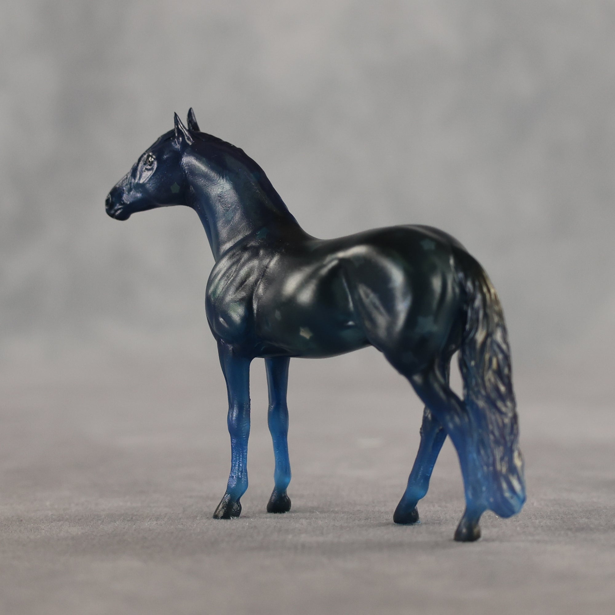 Eighty M OOAK Clear Chip Andalusian by Leah Koerper SS0426
