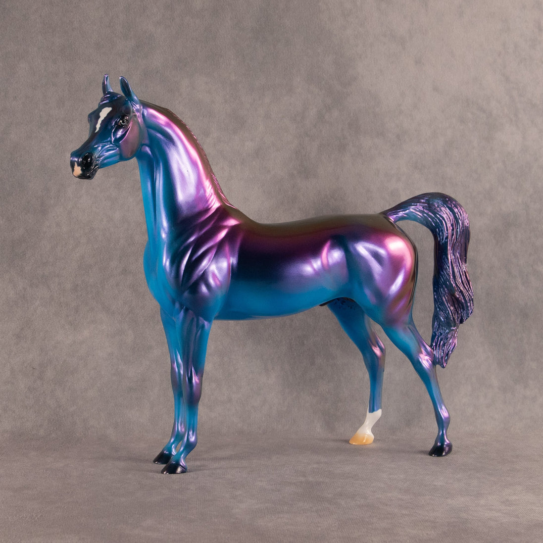 Electric Lapis OOAK Arabian Stallion by Erin Corbett EQ26