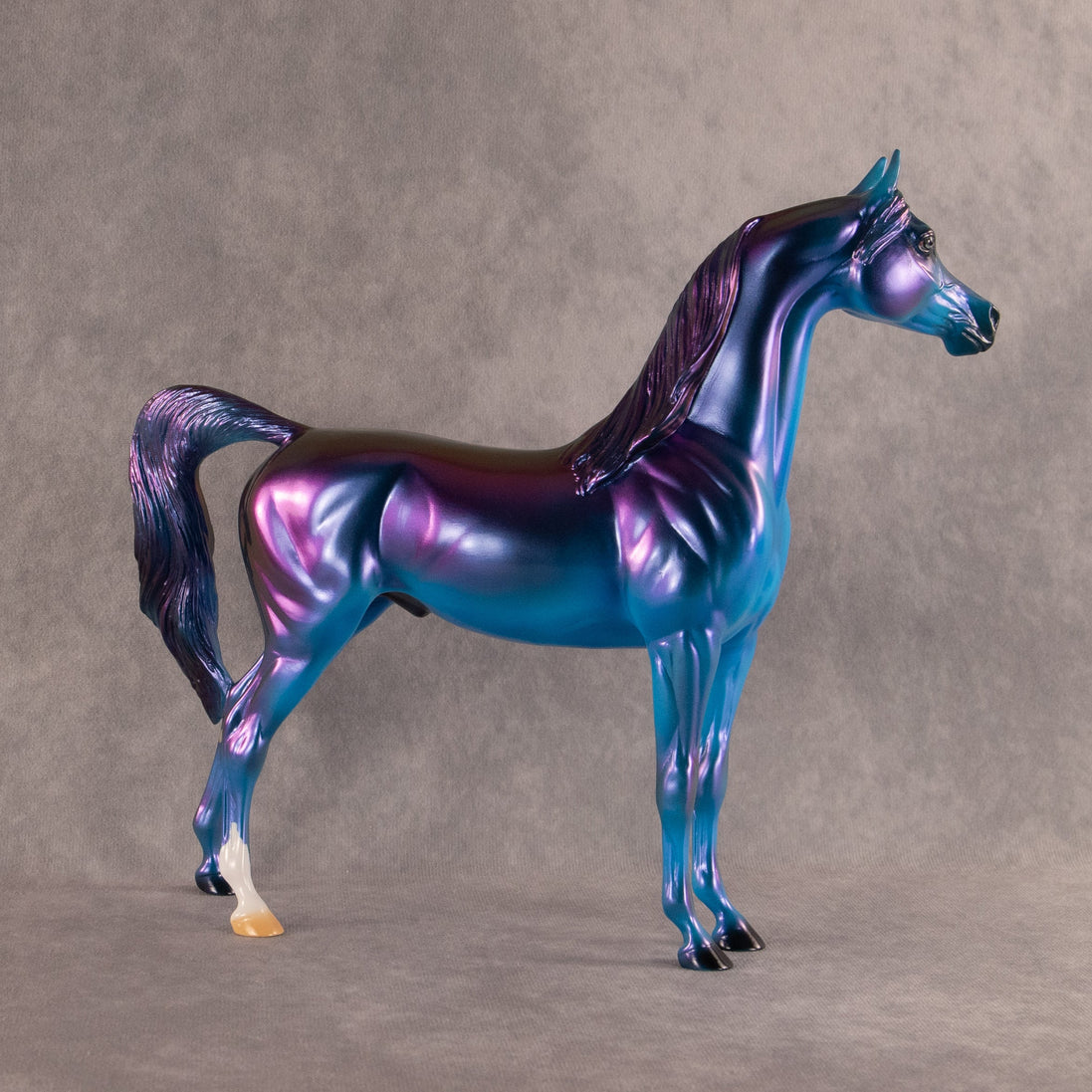 Electric Lapis OOAK Arabian Stallion by Erin Corbett EQ26