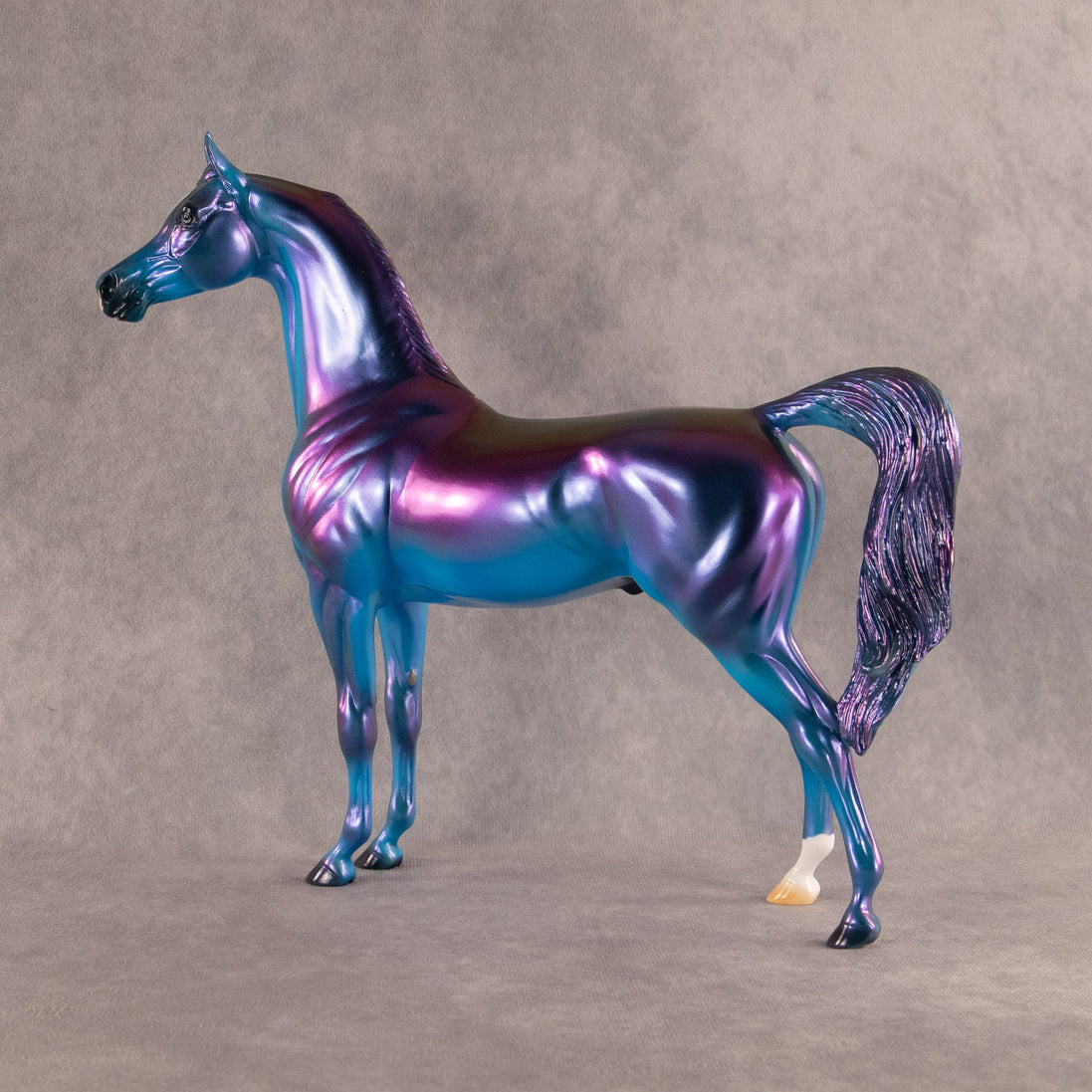 Electric Lapis OOAK Arabian Stallion by Erin Corbett EQ26