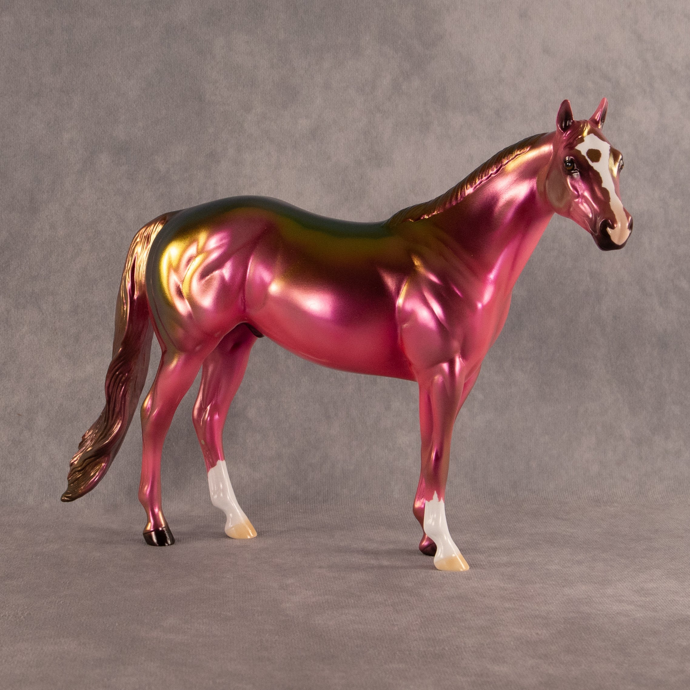 Electric Rose OOAK Ideal Stock Horse by Erin Corbett EQ26