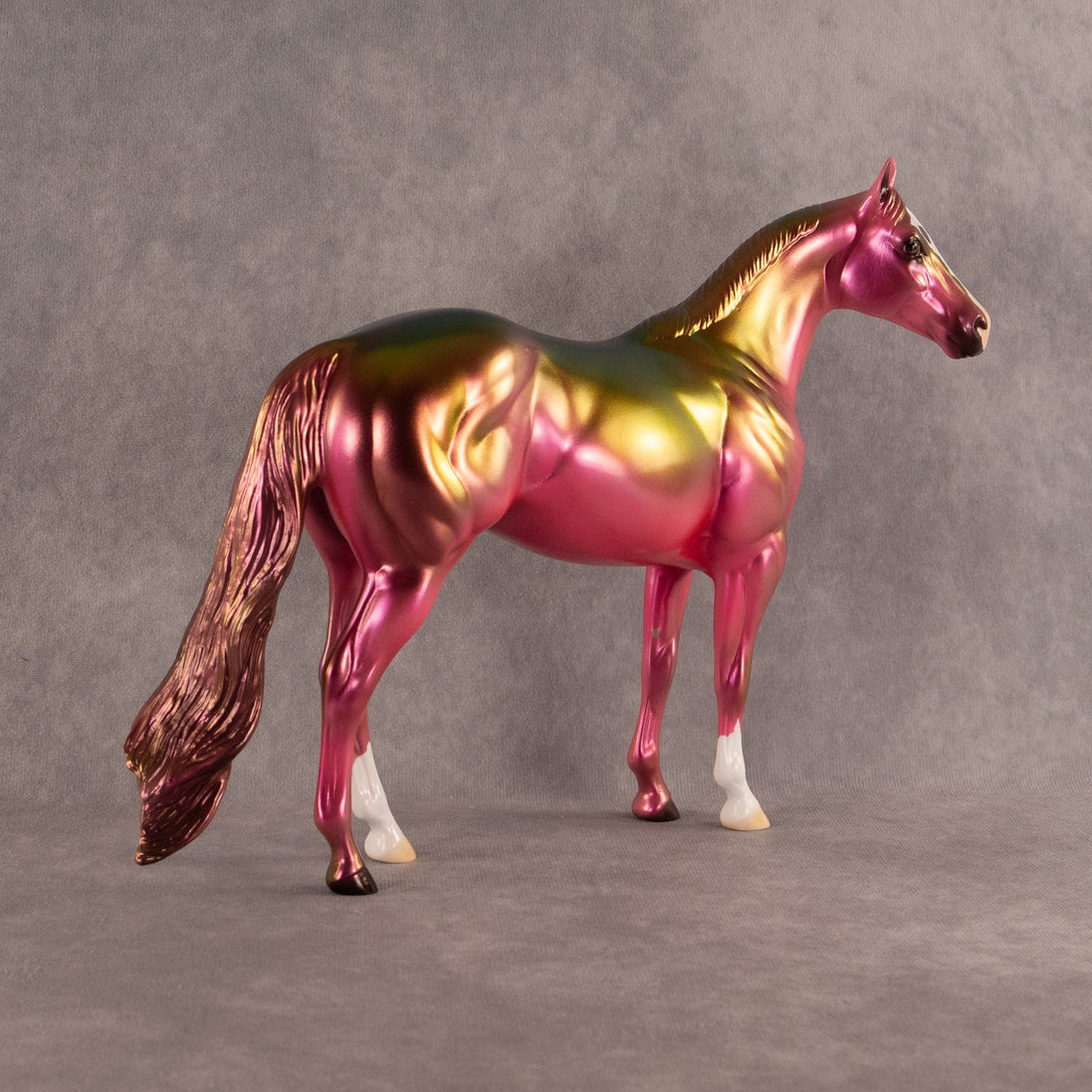 Electric Rose OOAK Ideal Stock Horse by Erin Corbett EQ26