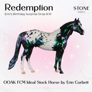 Redemption OOAK FCM Ideal Stock Horse by Erin Corbett EBSD26