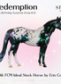 Redemption OOAK FCM Ideal Stock Horse by Erin Corbett EBSD26