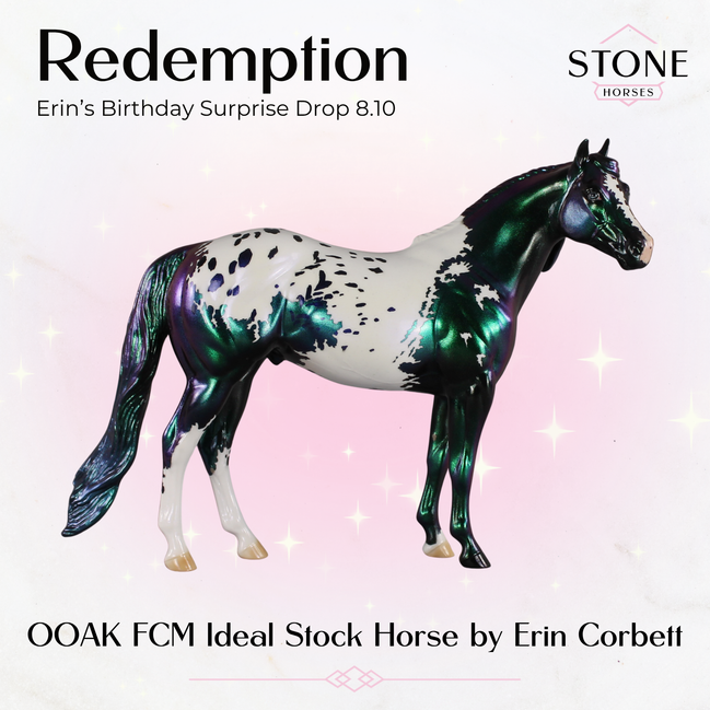 Redemption OOAK FCM Ideal Stock Horse by Erin Corbett EBSD26