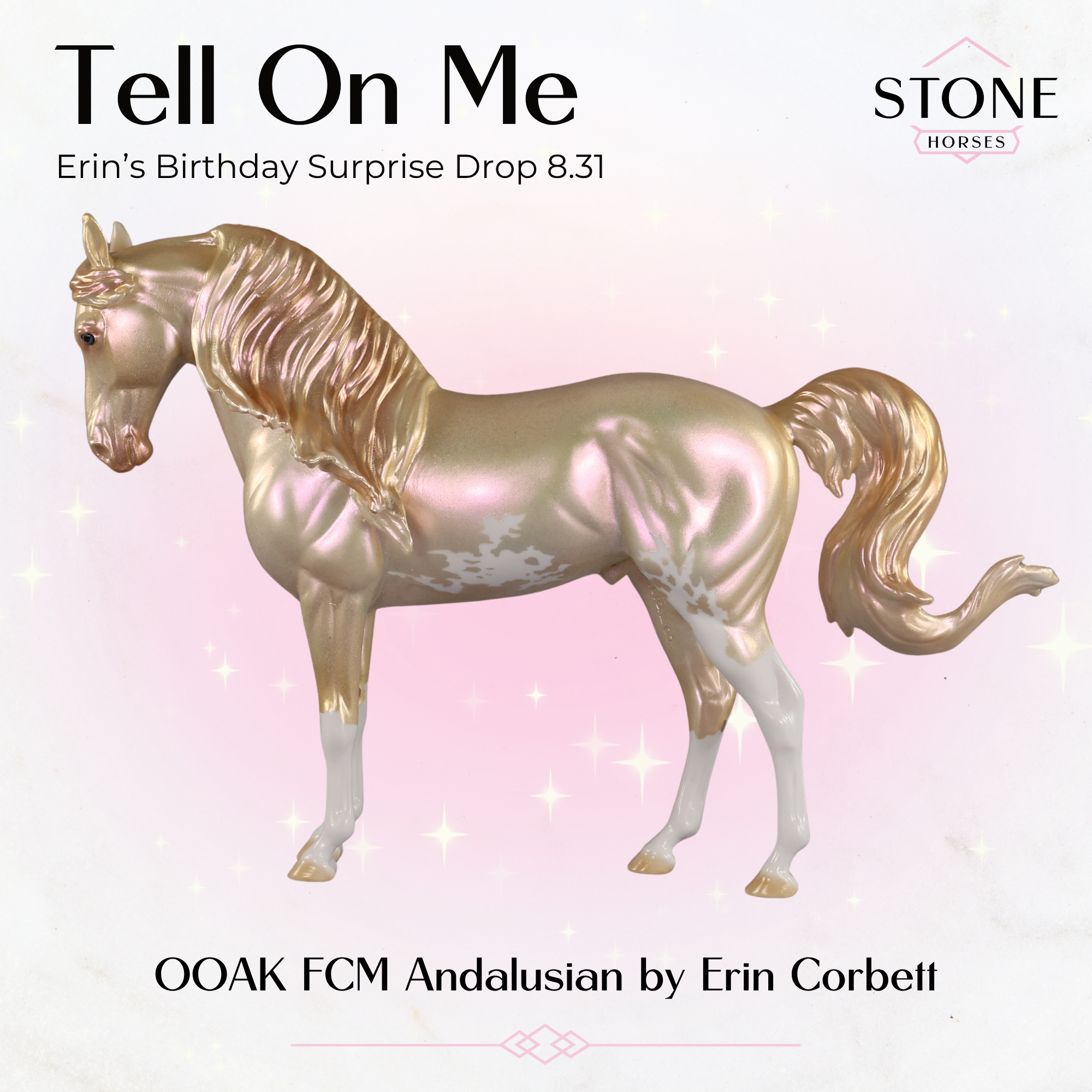 Tell On Me OOAK FCM Andalusian by Erin Corbett EBSD26