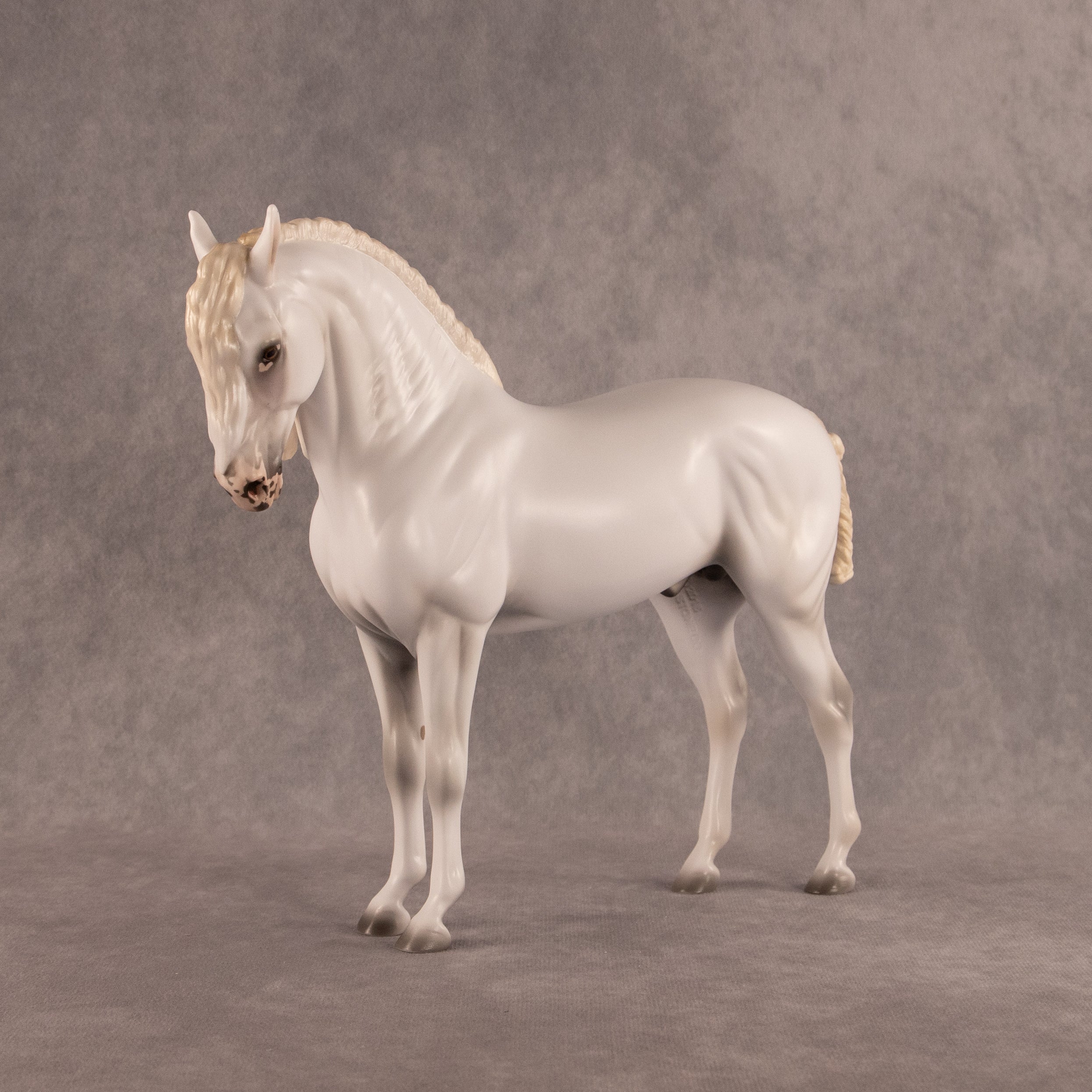 Eternal Blue OOAK FCM Andalusian by Ashley Palmer EQ26