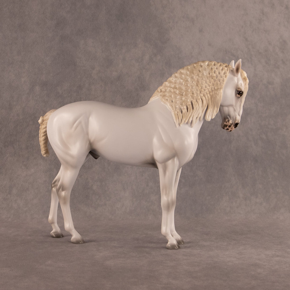 Eternal Blue OOAK FCM Andalusian by Ashley Palmer EQ26