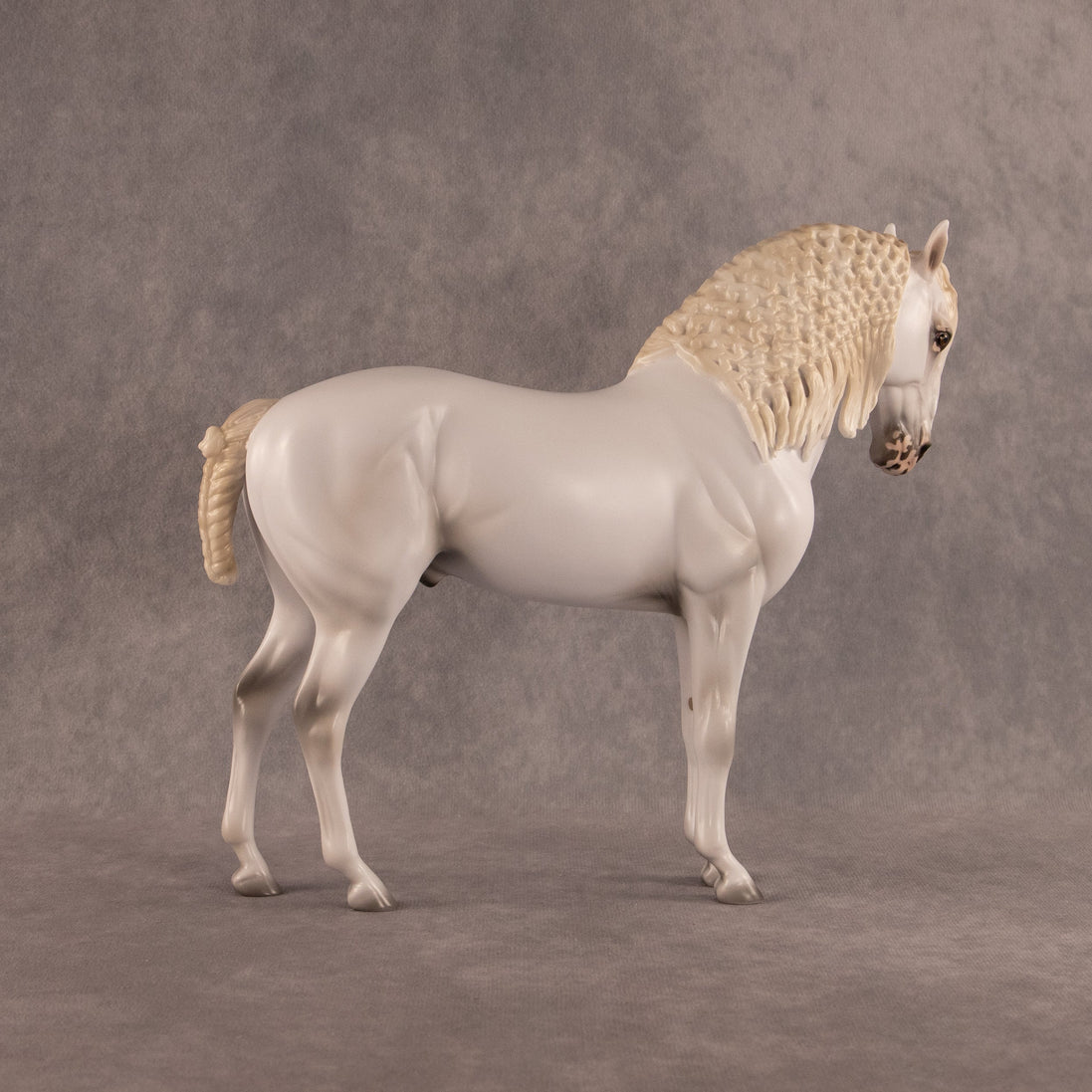 Eternal Blue OOAK FCM Andalusian by Ashley Palmer EQ26