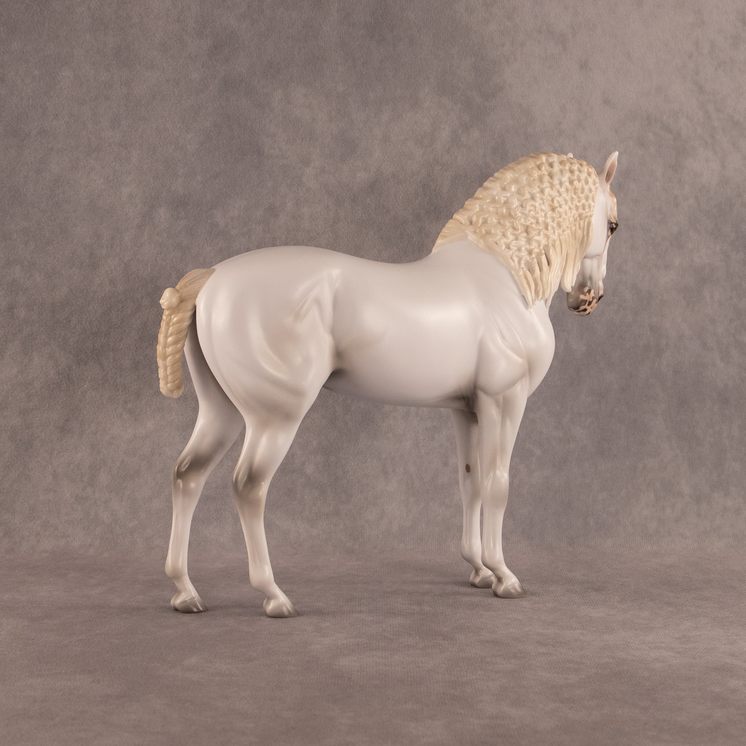 Eternal Blue OOAK FCM Andalusian by Ashley Palmer EQ26