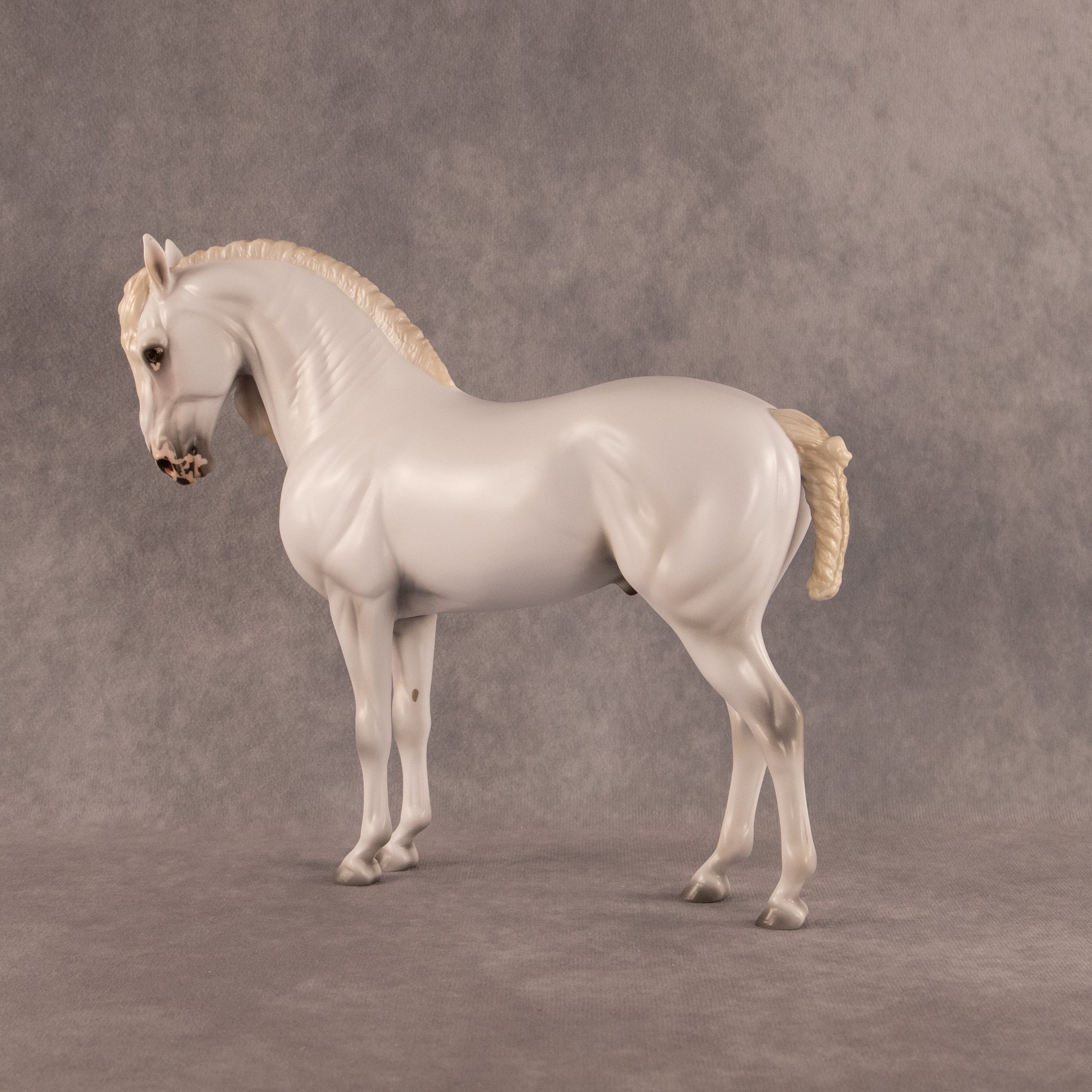 Eternal Blue OOAK FCM Andalusian by Ashley Palmer EQ26