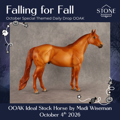 Falling for Fall OOAK Ideal Stock Horse by Madi Wiseman DDOOAKs26