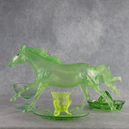 Fenton OOAK FCM Clear Volo by Angela Marleau MM26