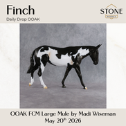 Finch OOAK FCM Large Mule by Madi Wiseman DDOOAKs26
