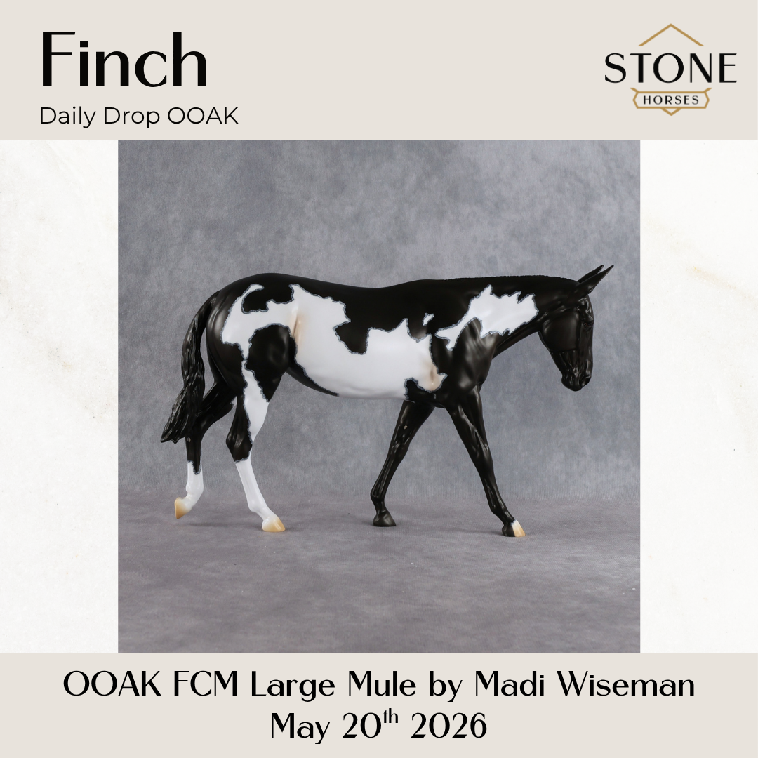 Finch OOAK FCM Large Mule by Madi Wiseman DDOOAKs26