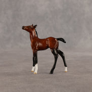 Flurry & Flake OOAK Chip FCM Stock Horse & Chip Foal by Anna Rieck SCD26