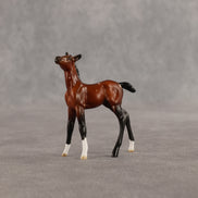 Flurry & Flake OOAK Chip FCM Stock Horse & Chip Foal by Anna Rieck SCD26