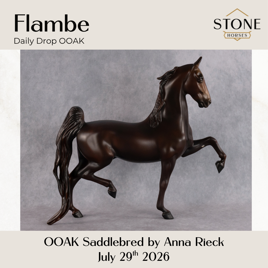 Flambe OOAK Saddlebred by Anna Rieck DDOOAKs26