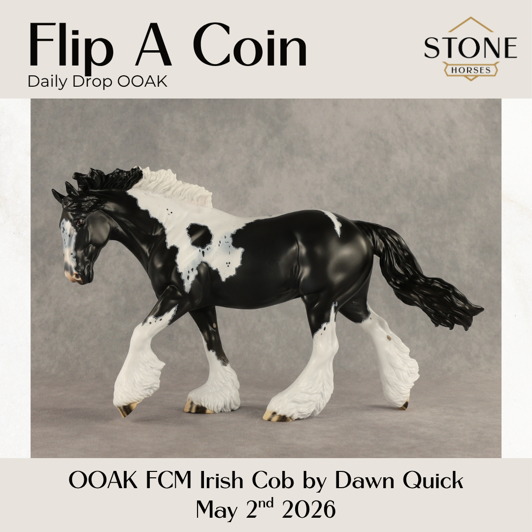 Flip A Coin OOAK FCM Irish Cob by Dawn Quick DDOOAKs26