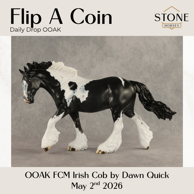 Flip A Coin OOAK FCM Irish Cob by Dawn Quick DDOOAKs26