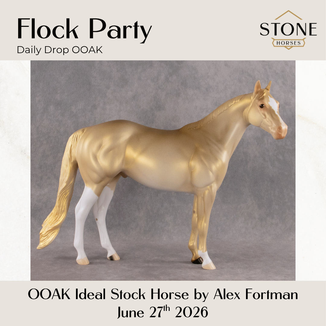 Flock Party OOAK Ideal Stock Horse by Alex Fortman DDOOAKs26