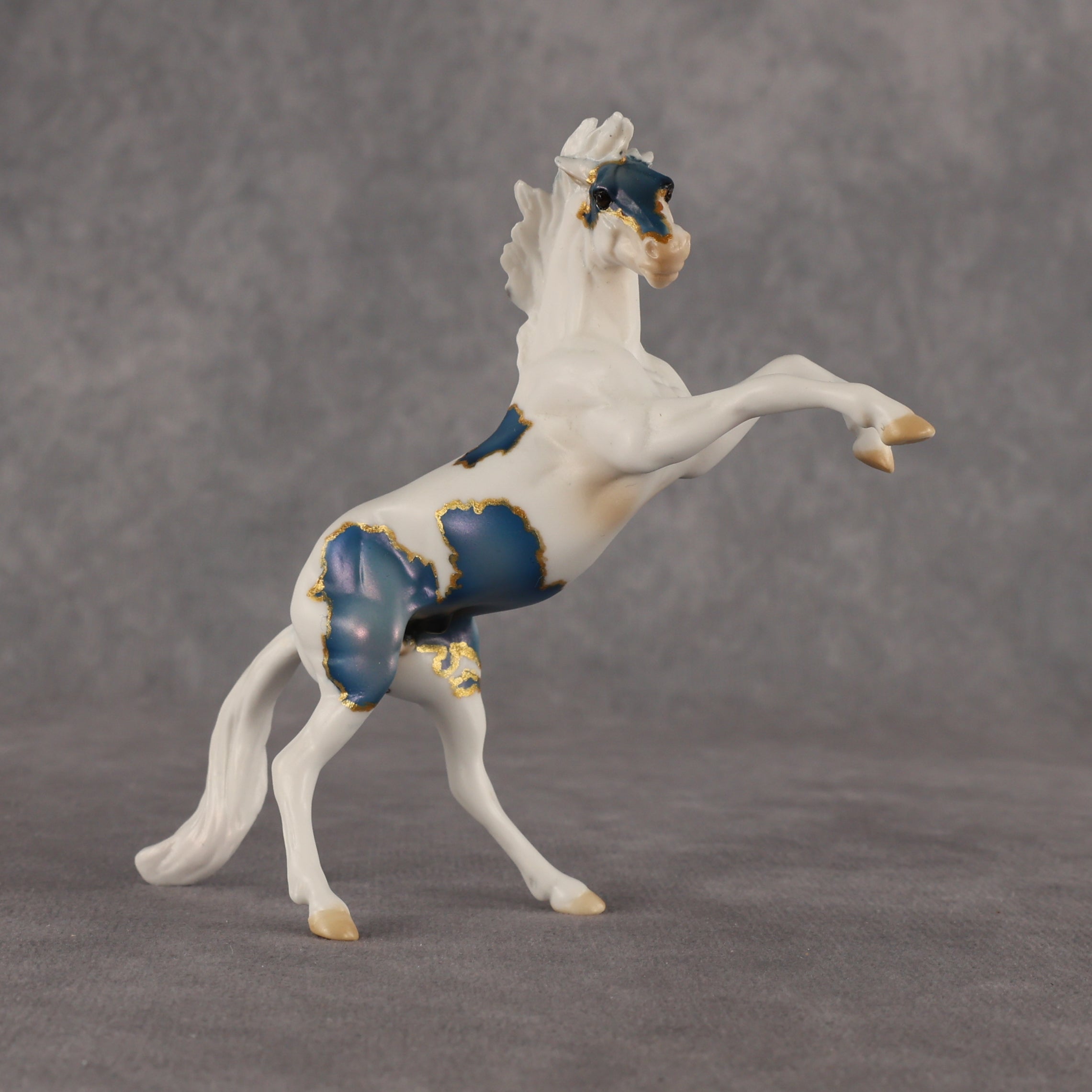 Flock Me To The Moon OOAK Chip Mustang by Dawn Quick EQ26