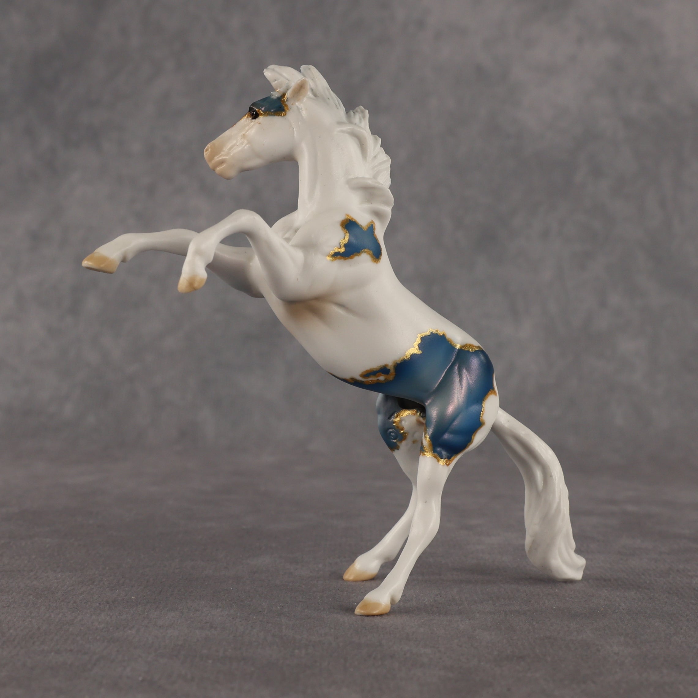 Flock Me To The Moon OOAK Chip Mustang by Dawn Quick EQ26