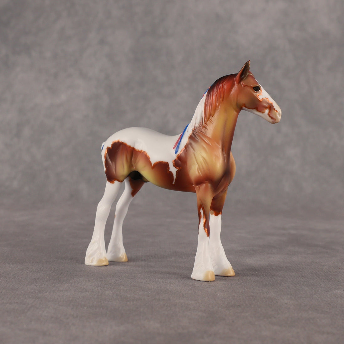 Flockie 451 OOAK Chip Standing Drafter by Dawn Quick EQ26